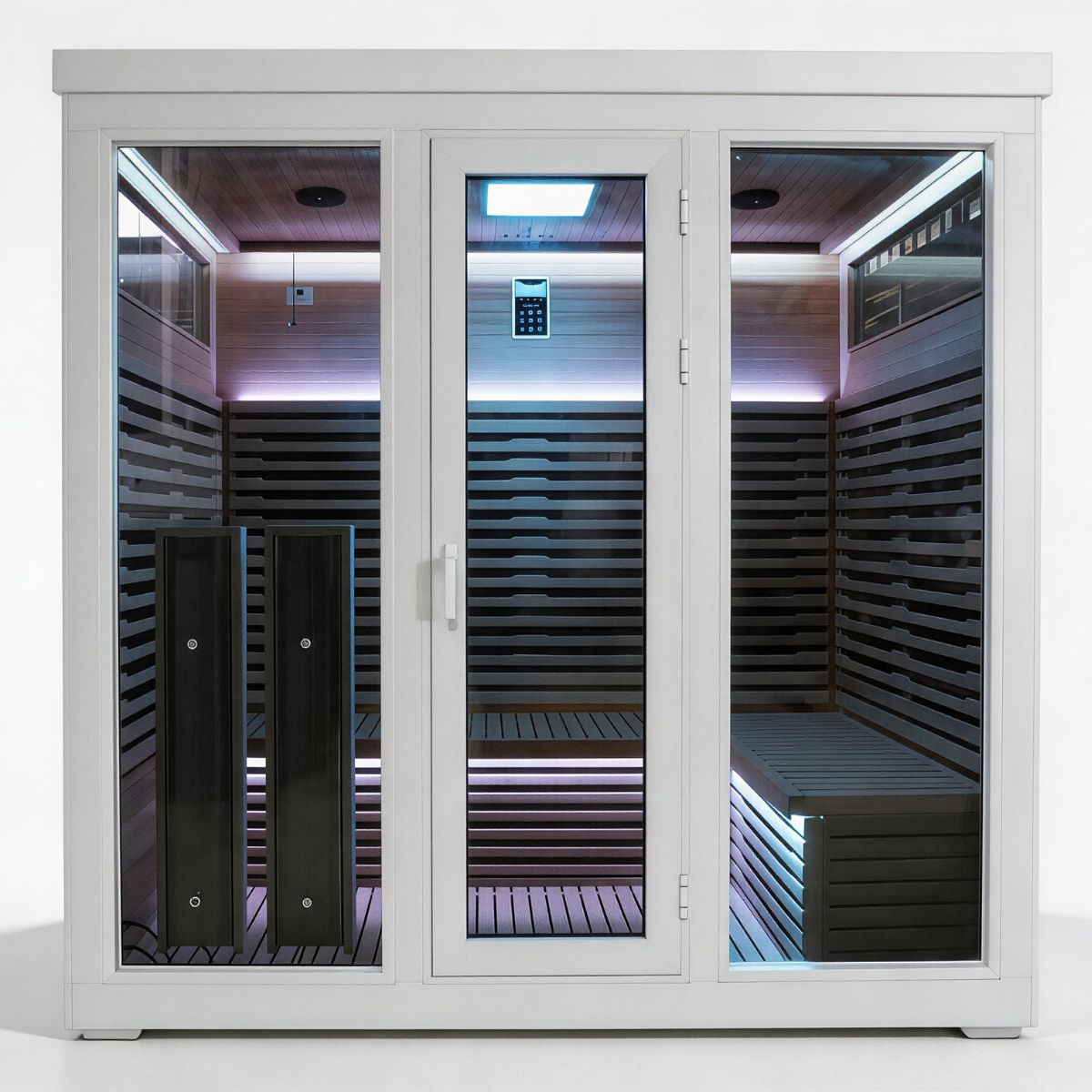 Bella Deluxe 5 in white, front view