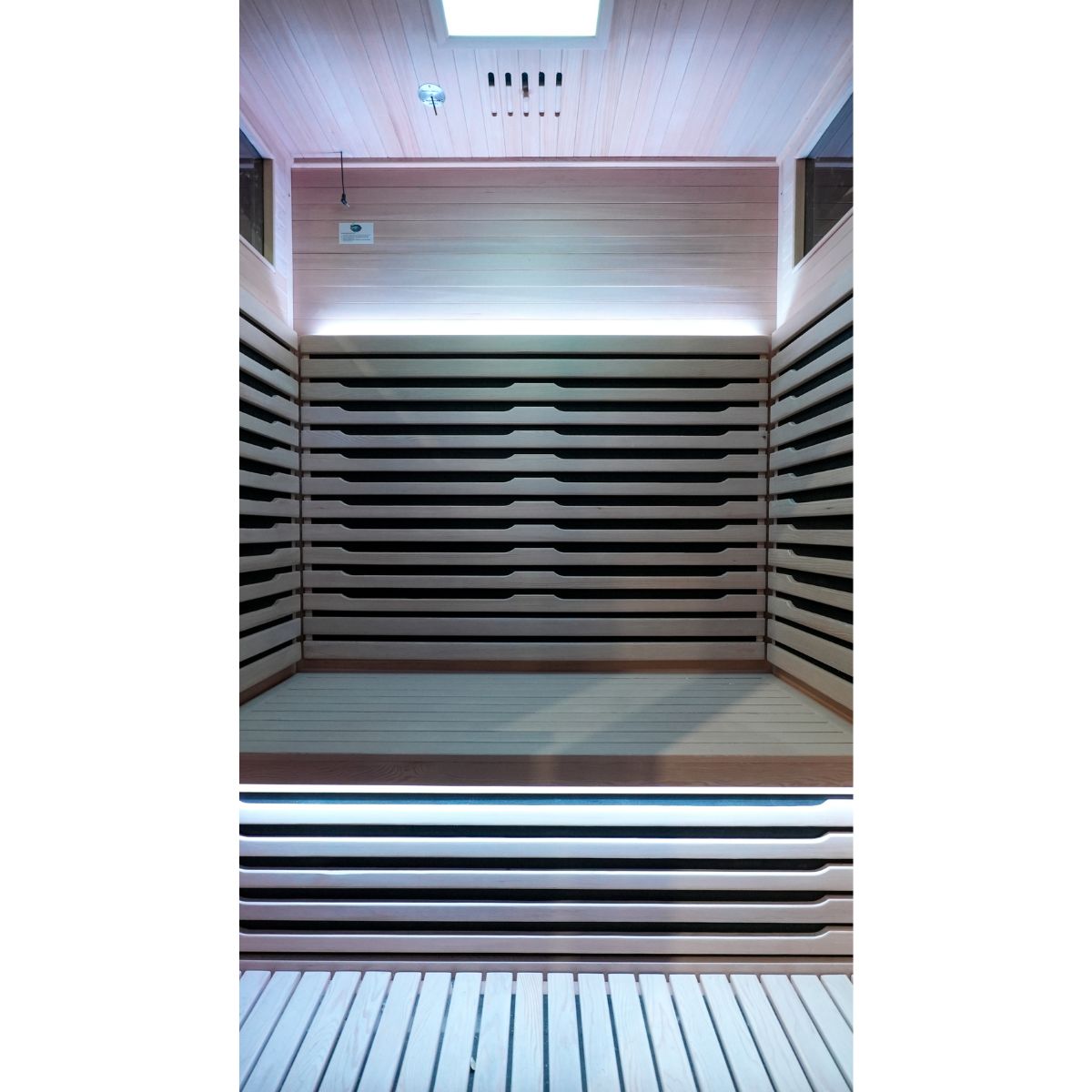 2 Person Outdoor Infrared Sauna – La Mar (Black)
