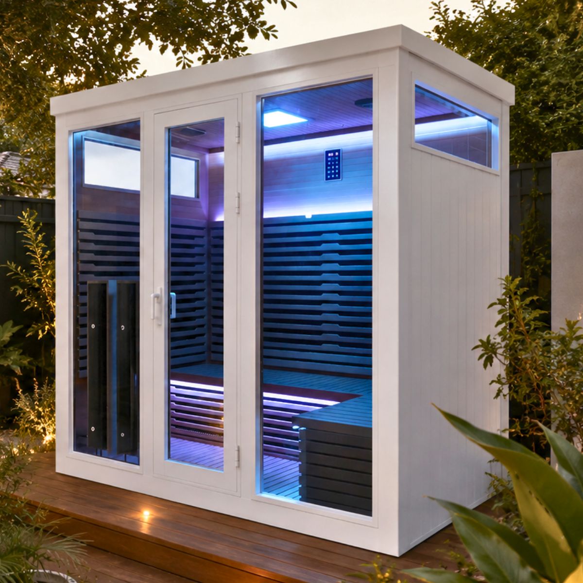 Bella Deluxe 5 in white, right side