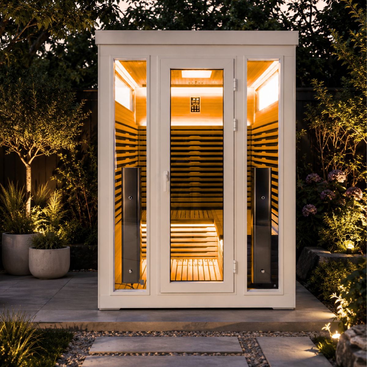 Bella Deluxe 3 in white, front view