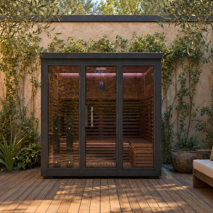 5 Person Outdoor Infrared Sauna Bella Deluxe