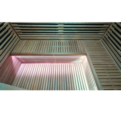 5 Person White Outdoor Infrared Sauna Bella Deluxe