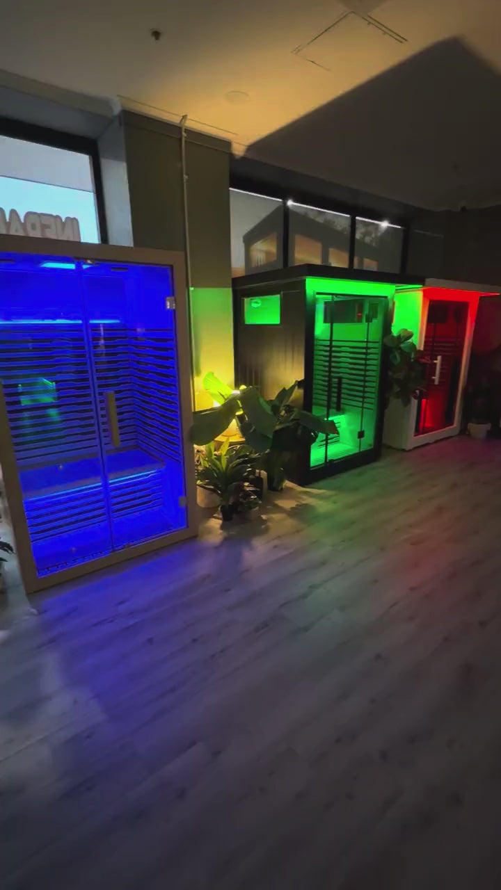 Walking through the Innerlight Sauna Sydney showroom